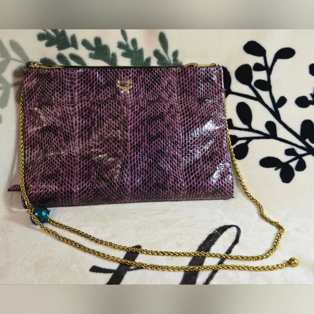 💯 Authentic Rare MCM Muti-Way Clutch (Made in Italy) - Picture 15 of 16